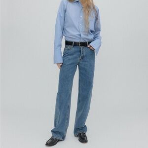 Sold on Depop: Still Here Everyday Jeans in Classic Blue